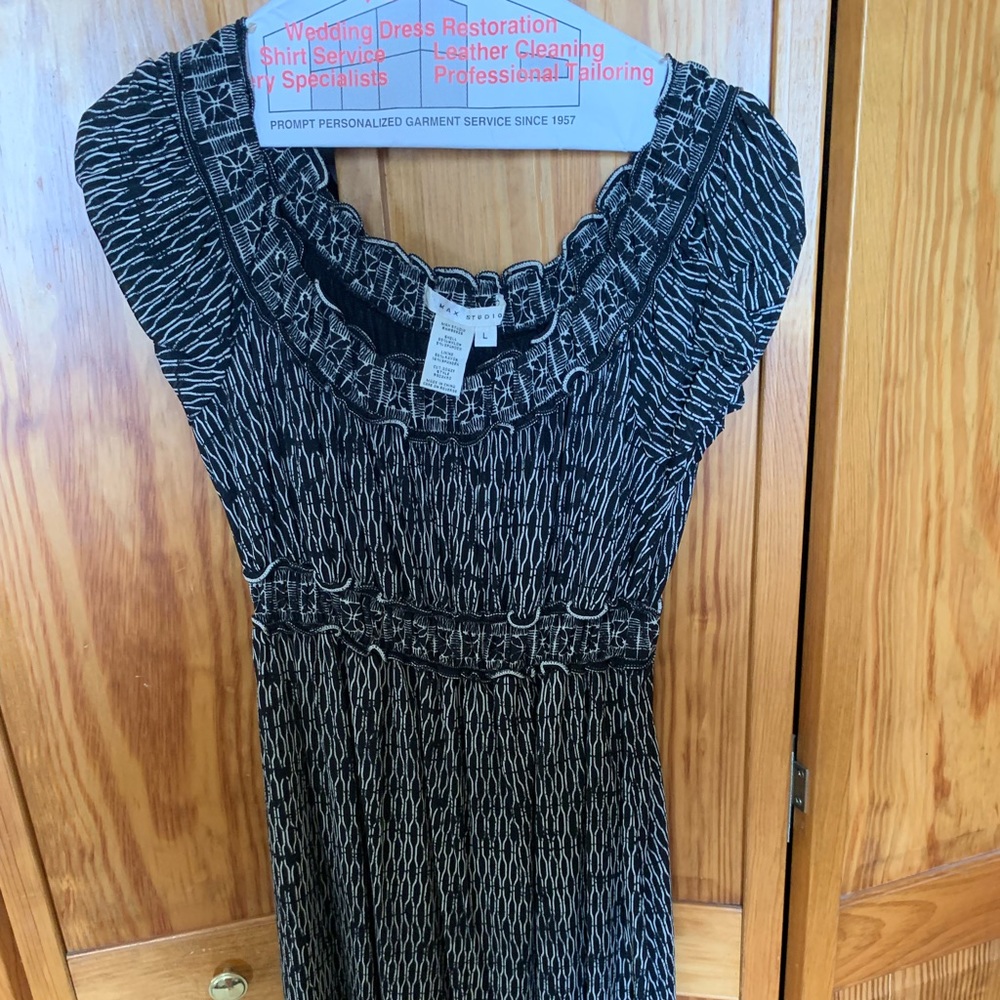 Black and white dress